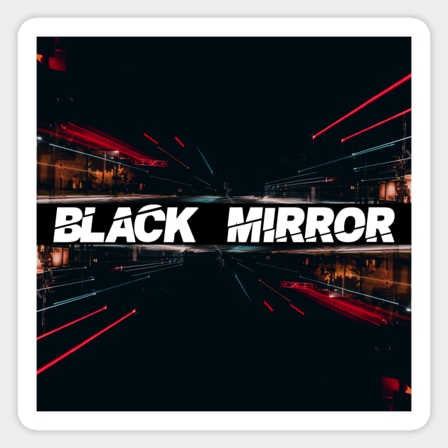 Black Mirror Sticker by Bluespider